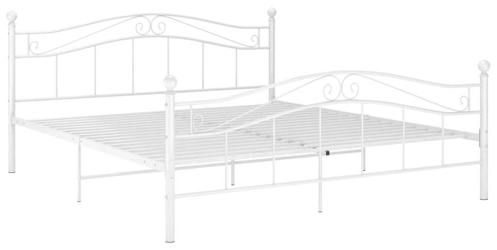 vidaXL Bett Weiß Metall 180x200 cm Produktbild 