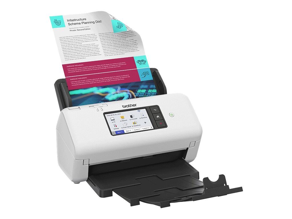Scanner Brother ADS-4700W Duplex-Dokumentenscanner WiFi Produktbild 