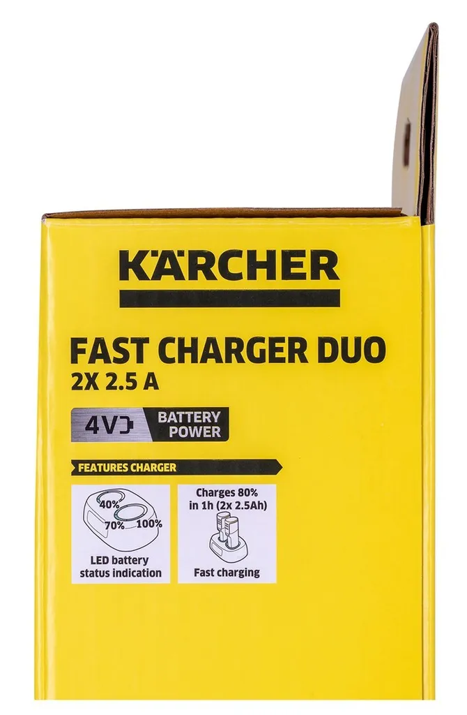 Chargeur Kärcher Bat Power 4V Duo - Idéal pour ne jamais manquer d'énergie