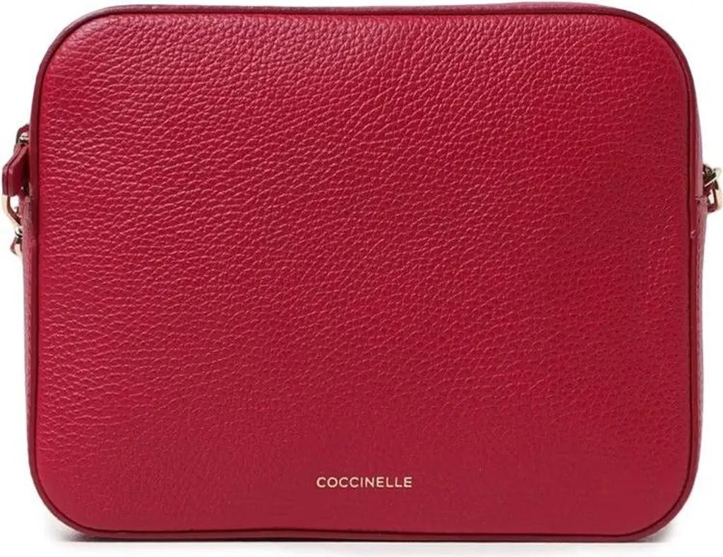 Sac Coccinelle Magie E5MN555M301 R16 cuir grainé noir porté main chic