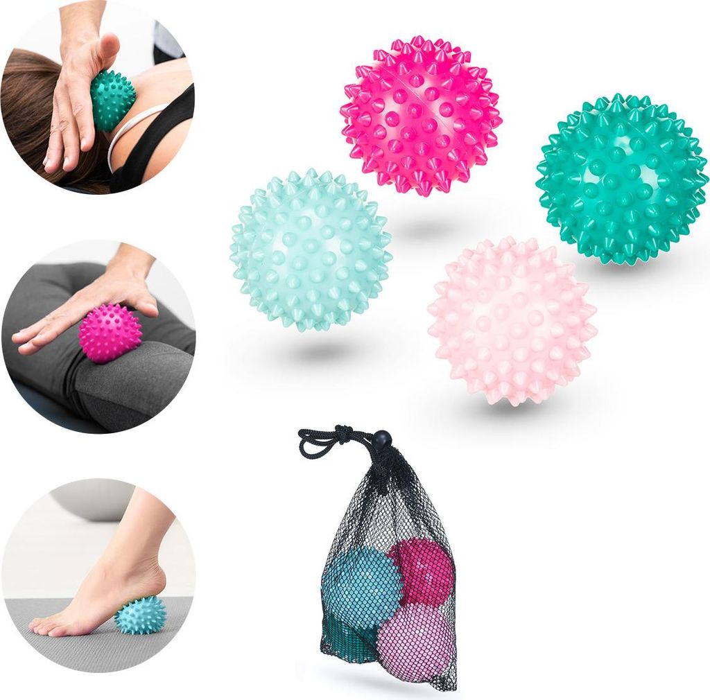 Gymtek® Set de balles de massage Balle hérisson dure, Set Image du produit 