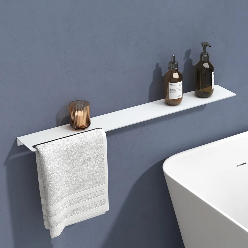Tenda Da Doccia PEVA 3D Mosaik Retrò Grigio 120x220 Cm - Tenda Doccia Ecologica Con Anelli, Impermeabile E Riciclabile