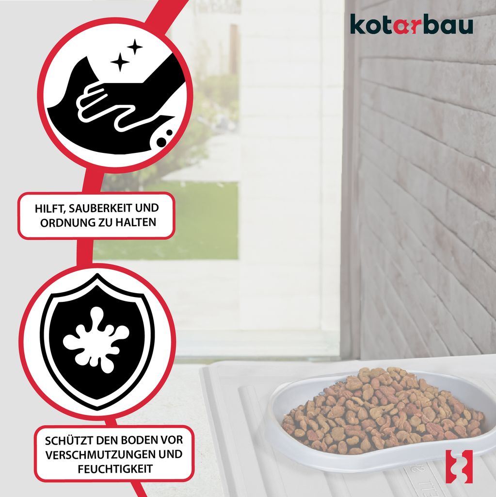 KOTARBAU® Sada 2 podnosov na odkvapkávanie topánok 45x30 cm Obrázok produktu 5