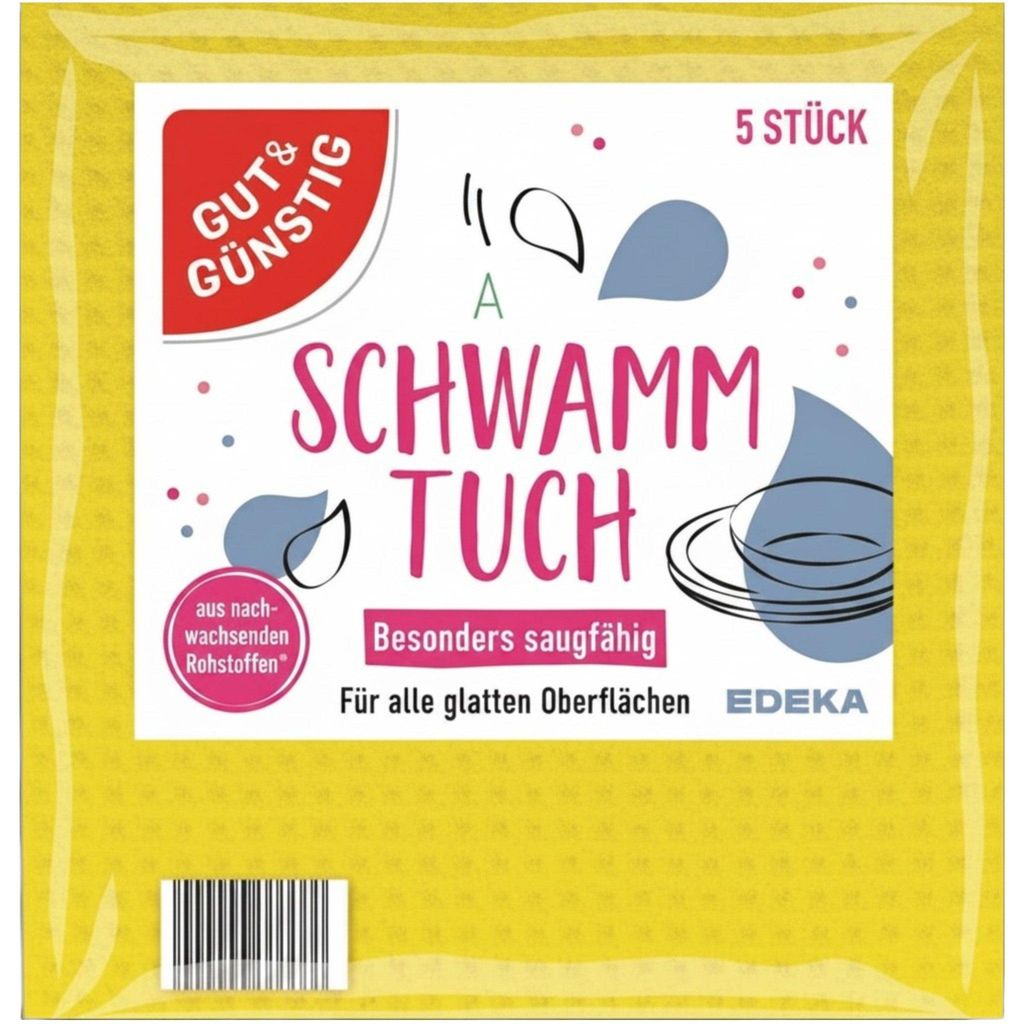 Ściereczka gąbczasta G&G 5szt Zdjęcie produktu 