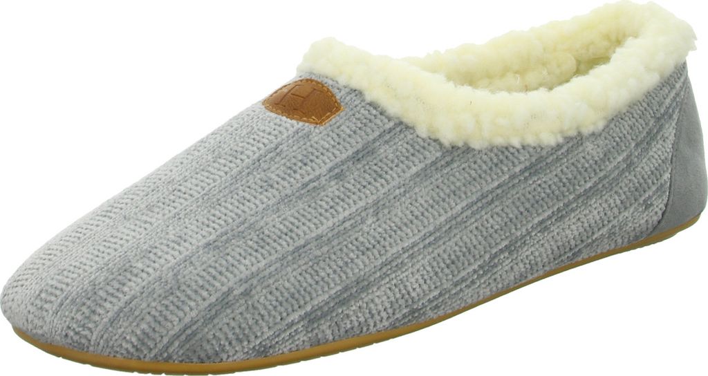 Home Comfort Damen-Hausschuh gefüttert Grau , Farbe:grau, EU Größe:37