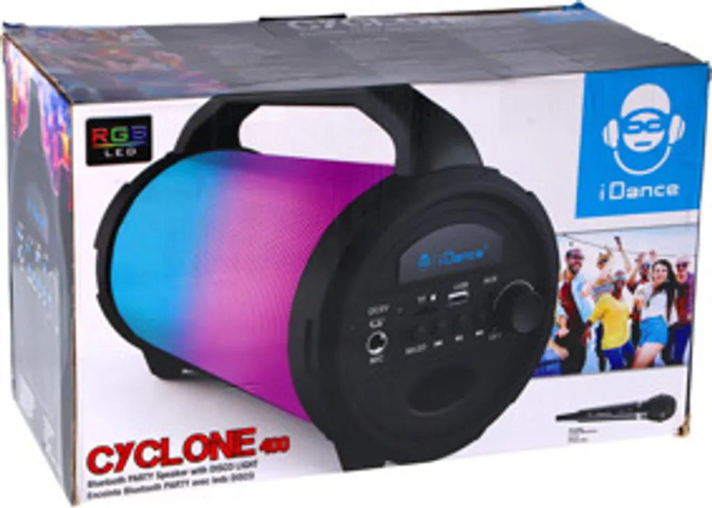 Enceinte sans Fil pour Fête iDance Cyclone 400 Bluetooth 50W Noir - 8
