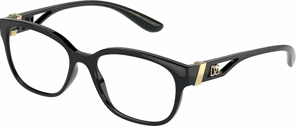 Monture Optique Dolce & Gabbana DG5066 pour Homme en Acétate Noir 54
