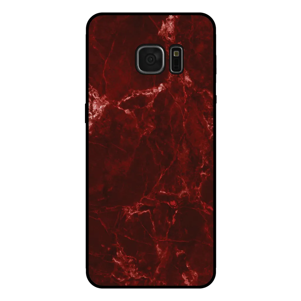 Custodia Marmo Rosso Samsung Galaxy S7 Edge Smartphonica in TPU