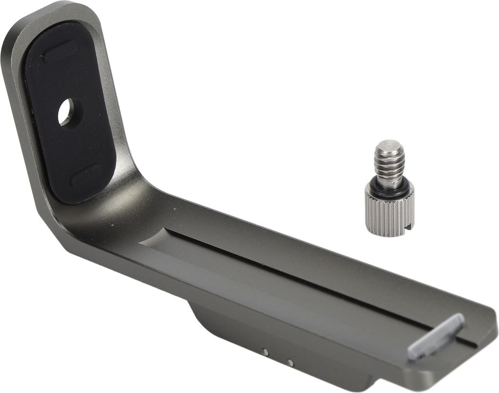 Horizontale Halterung für Insta360 X4, Aluminiumlegierung, faltbare Dual-Claw-Action-Kamera-Adapterhalterung mit 1/4 Zoll Gewindeloch-Stativ