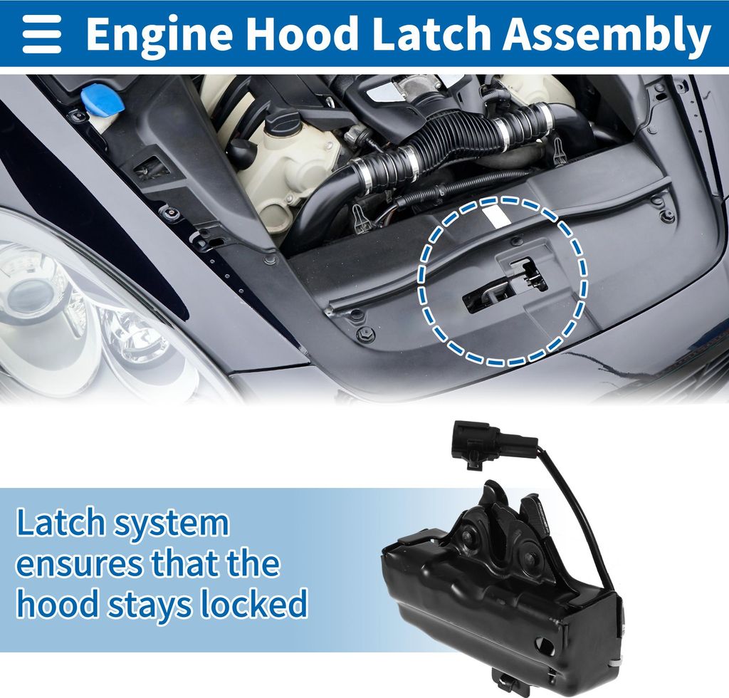 Motorhaubenverriegelung Für Lexus LS460 2007-2017 Motorhaubenschloss ?ffnungsmechanismus Nr.5351050102 1 Stk