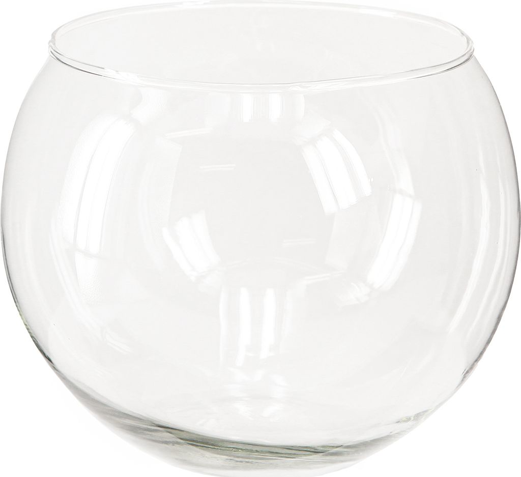 Kugelvase Glas Dekovase Tischvase rund Ø15,5cm klar Produktbild 