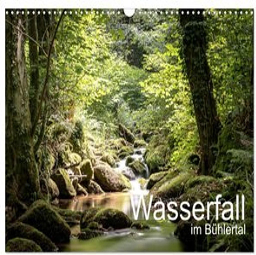 Wasserfall im Bühlertal (Wandkalender 2026 DIN A3 quer), CALVENDO Monatskalender