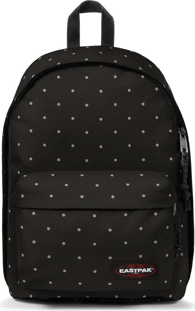 Eastpak Out of Office 27L Dots Black Silver - Zaino Scuola e Laptop