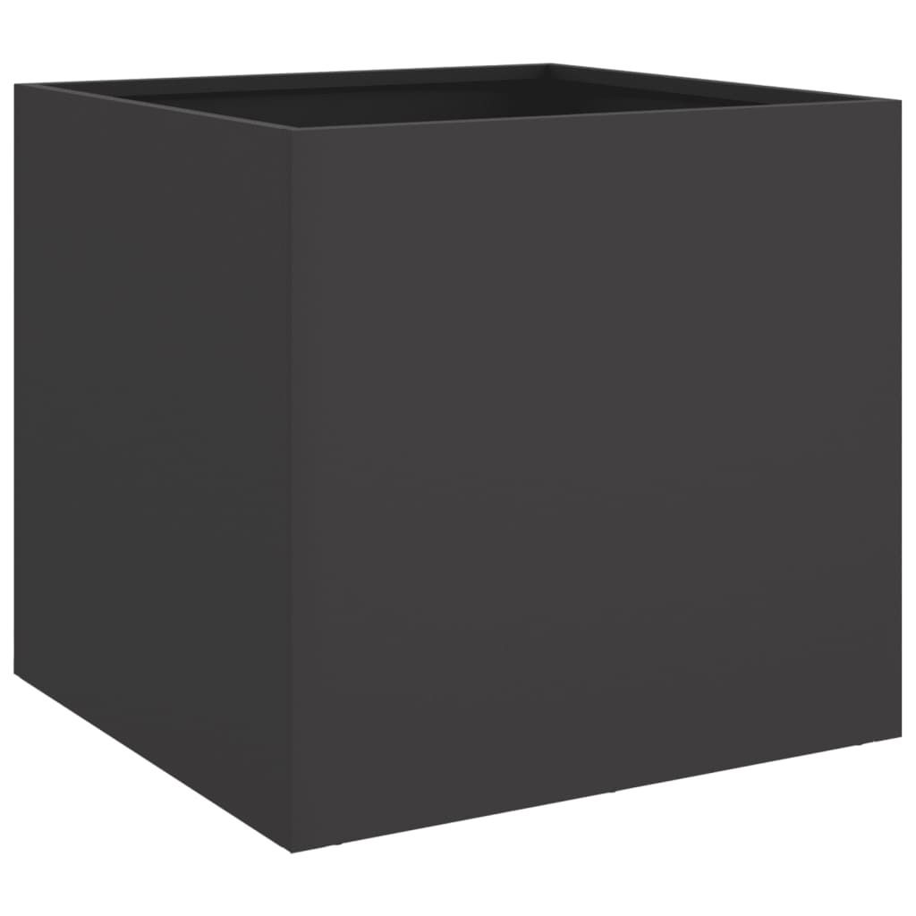 vidaXL Sadzarka czarna 49x47x46 cm stalowa Zdjęcie produktu 