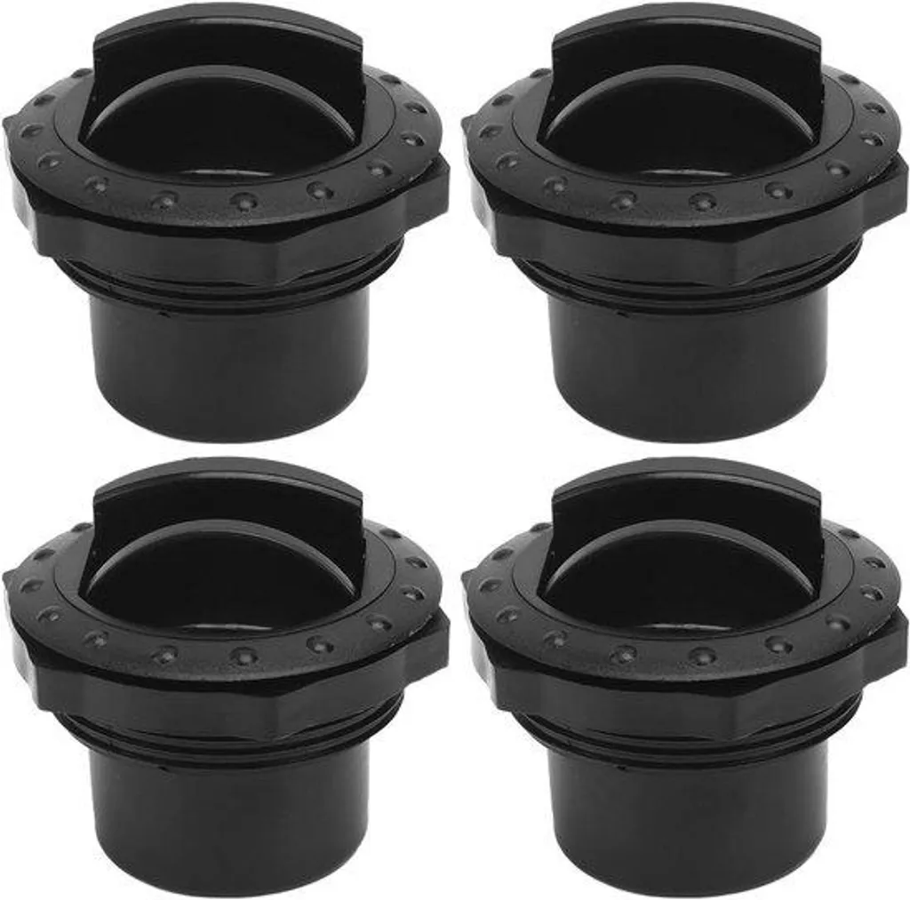 Déflecteur pour climatiseur noir 60 mm : lot de 4 pour bureau et maison
