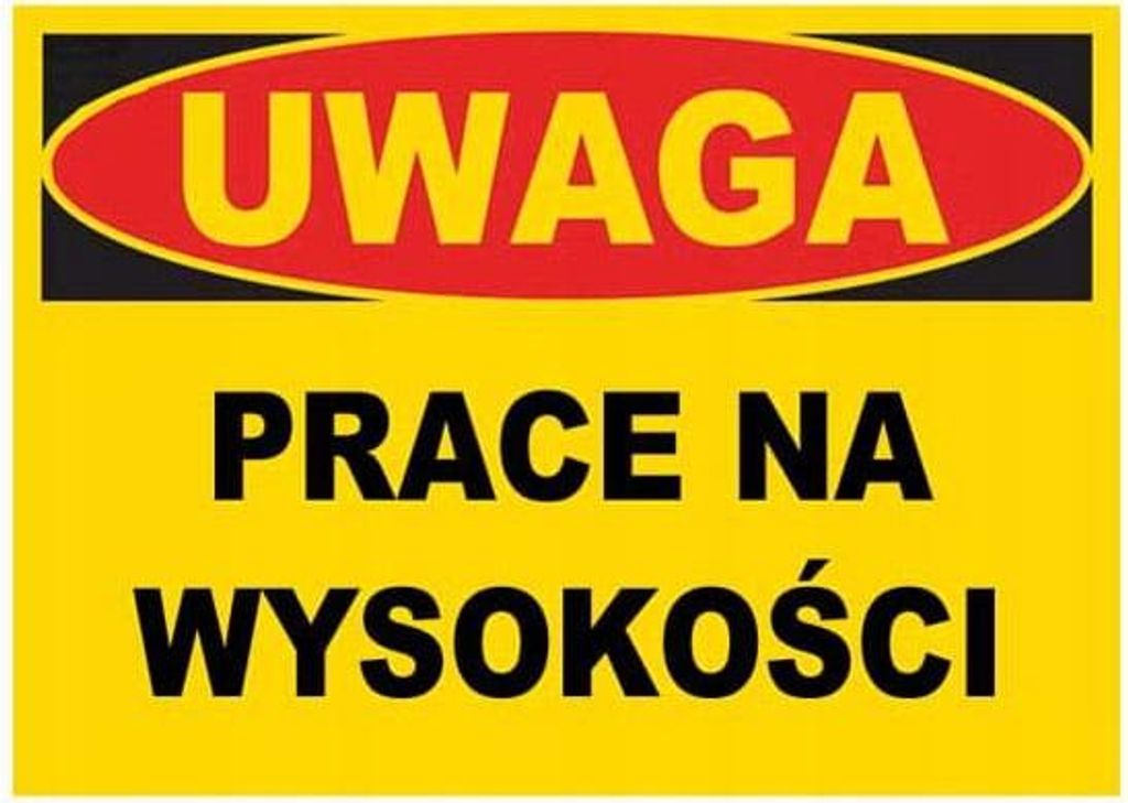 BTO-7 - Bauschild für Arbeiten in der Höhe