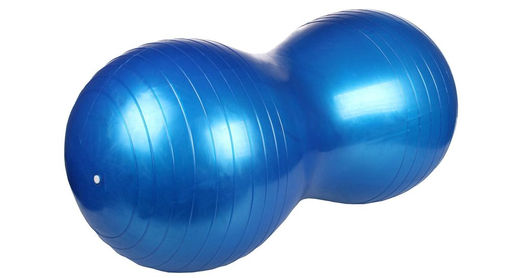 Merco Peanut Ball 45 Palla da ginnastica blu Confezione da Immagine del prodotto 