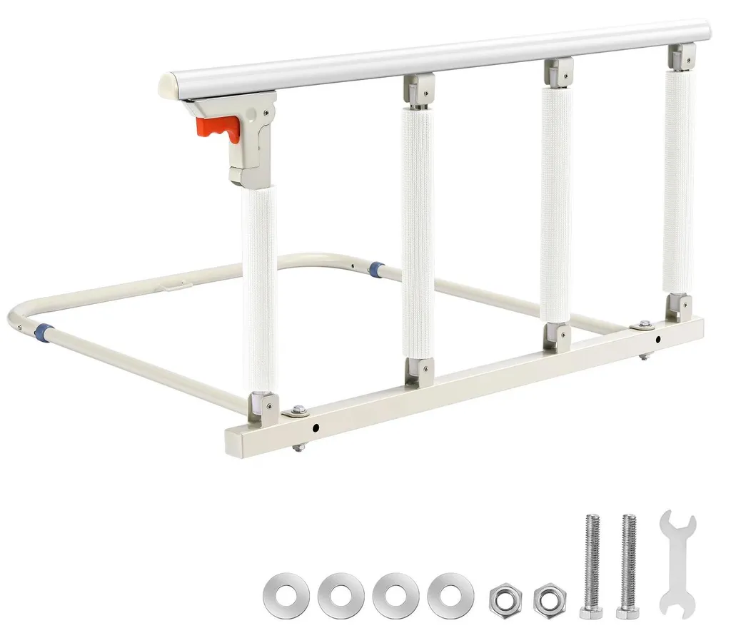 Barrière de lit anti-chute 77,3 cm en inox : sécurisez vos nuits enfin