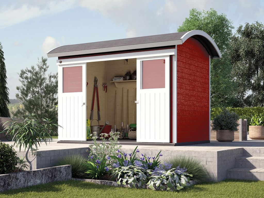 Stockton 228, schwedenrot B x T x H 344 x 241 x 248