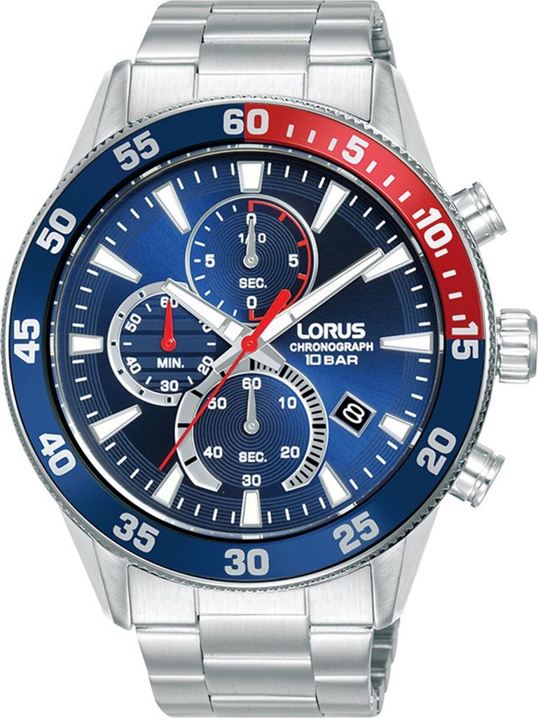 Lorus RM325JX9 Chronograph Herrenuhr 46mm 10ATM Produktbild 