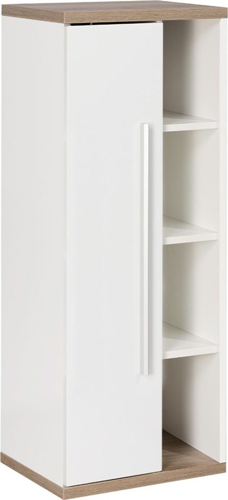 FACKELMANN Midischrank STANFORD / gedämpfte Scharniere / Maße (B x H x T): ca. 42 x 106 x 32 cm / hochwertiger Schrank / Anschlag: links / Korpus...