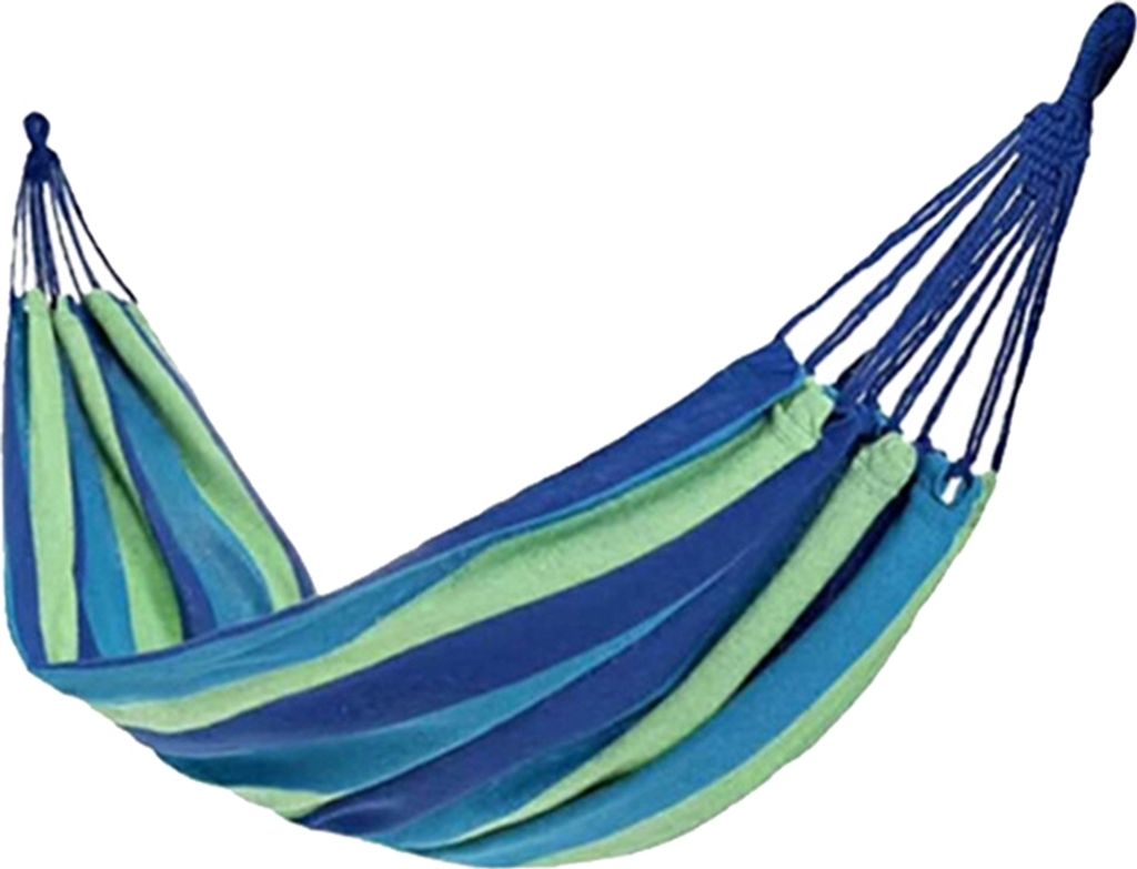 Hängematte Outdoor Hängematten Blau 2 Personen Garten Hängematten 200 kg, 190 x 80 cm