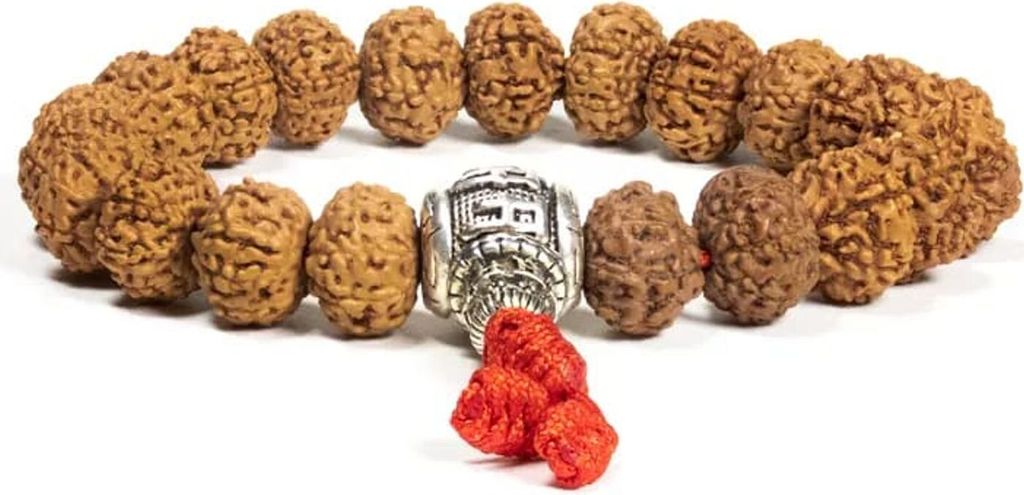 Mala/Armband Rudraksha OMPMH 21 Perlen -- 1.2 cm
