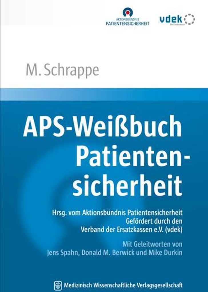 APS-Weißbuch Patientensicherheit