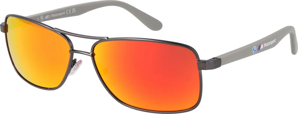 Lunettes BMW Motorsport BS0017 Gunmetal : Confort et Anti-Reflet