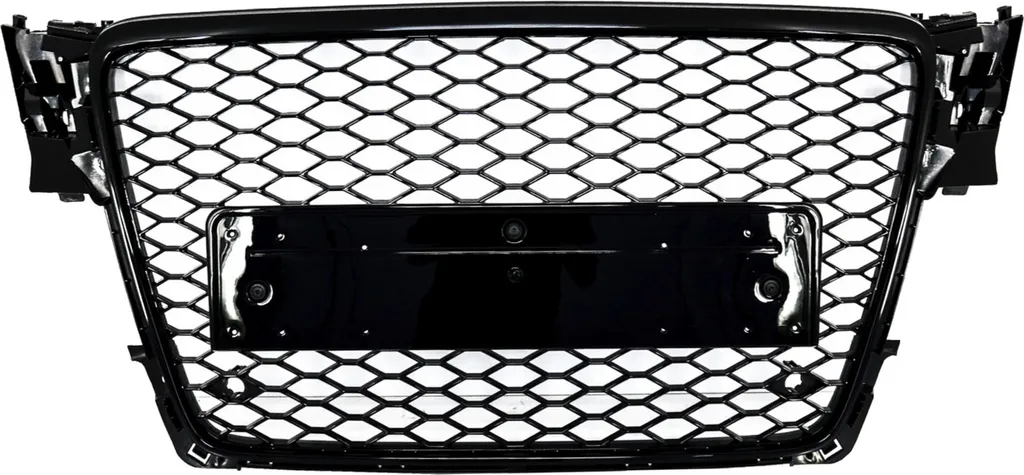 Calandre avant RS4 Design Noir Brillant pour Audi A4 B8 2008-2011