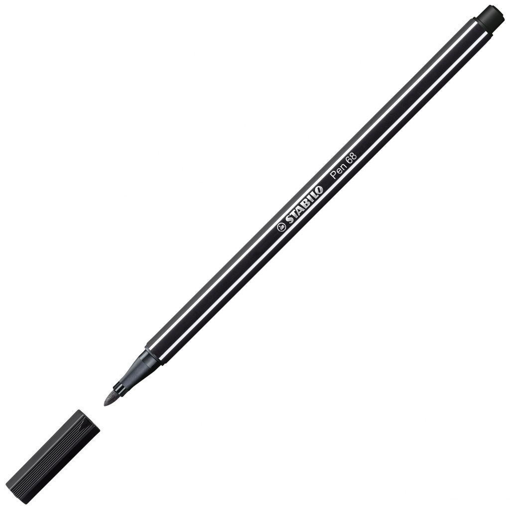 STABILO® 68/46 Stylo feutre Premium - Pen 68 - noir Image du produit 