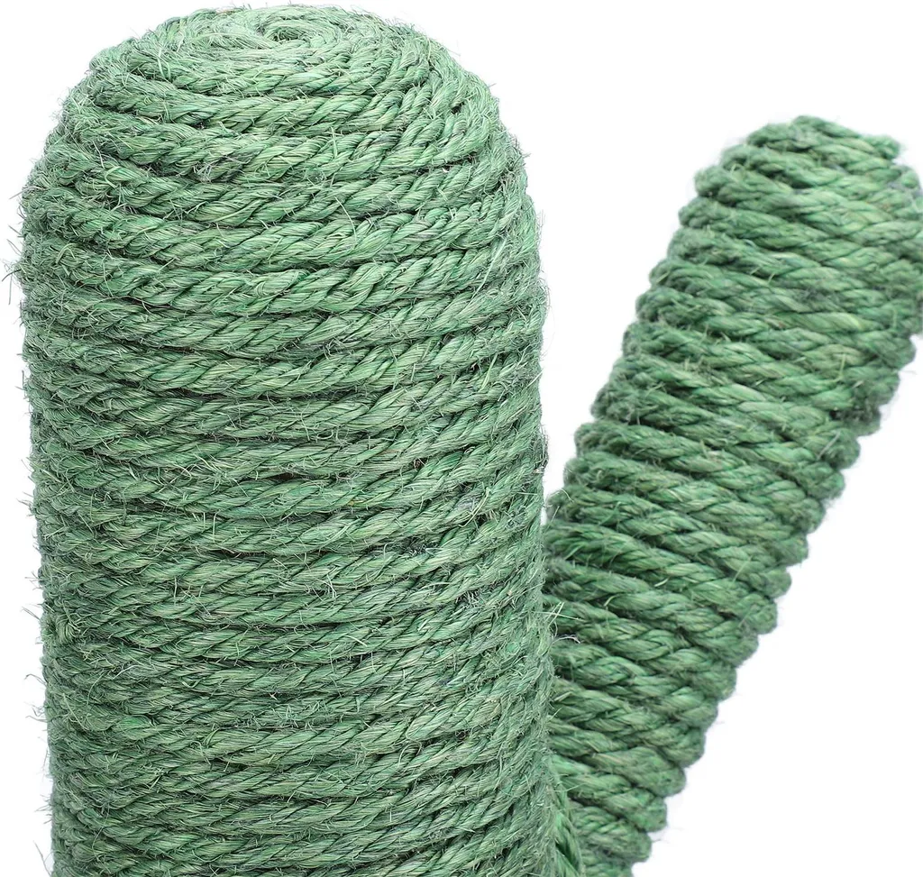 Arbre à chat cactus en bois de pin et sisal naturel pour petit chaton