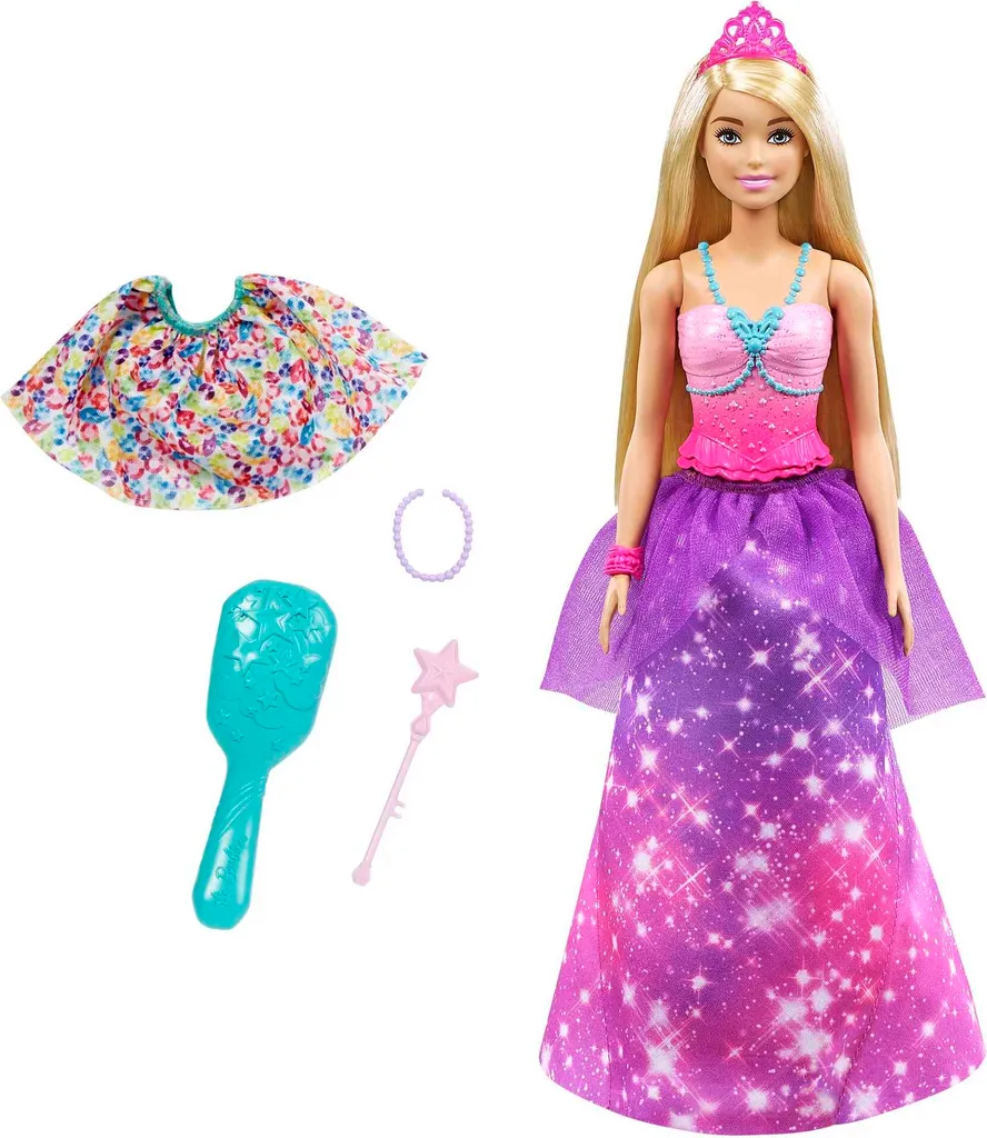 Barbie Dreamtopia 2 en 1 Princesse et Sirène : Finies les Hésitations