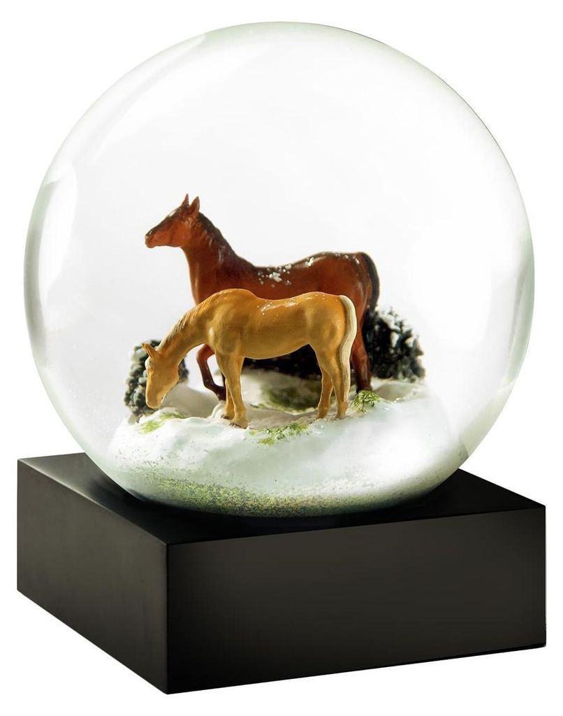 Schneekugel Horses, 12x10x10cm