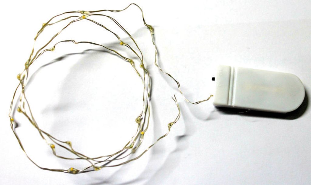 Lex Light Micro LED Lichterkette Batterie 0,45m 10 LEDs Produktbild 