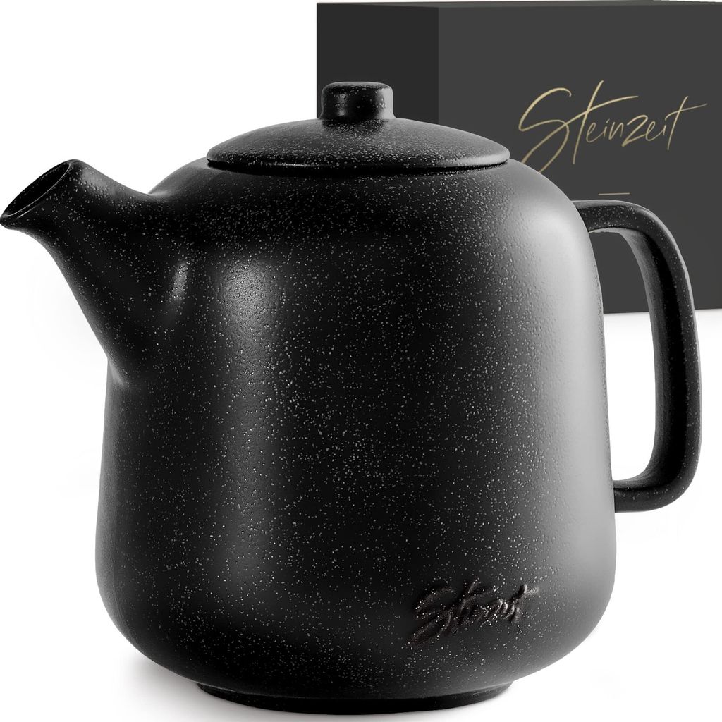 STEINZEIT Design Teekanne (1,3L) mit Siebeinsatz aus Produktbild 