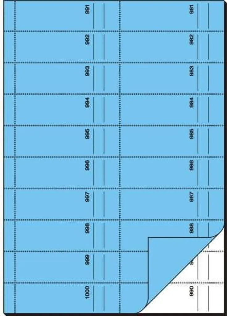 Libro Voucher Professionale Sigel A4 Blu 1000 Unità: Top Retail - 2