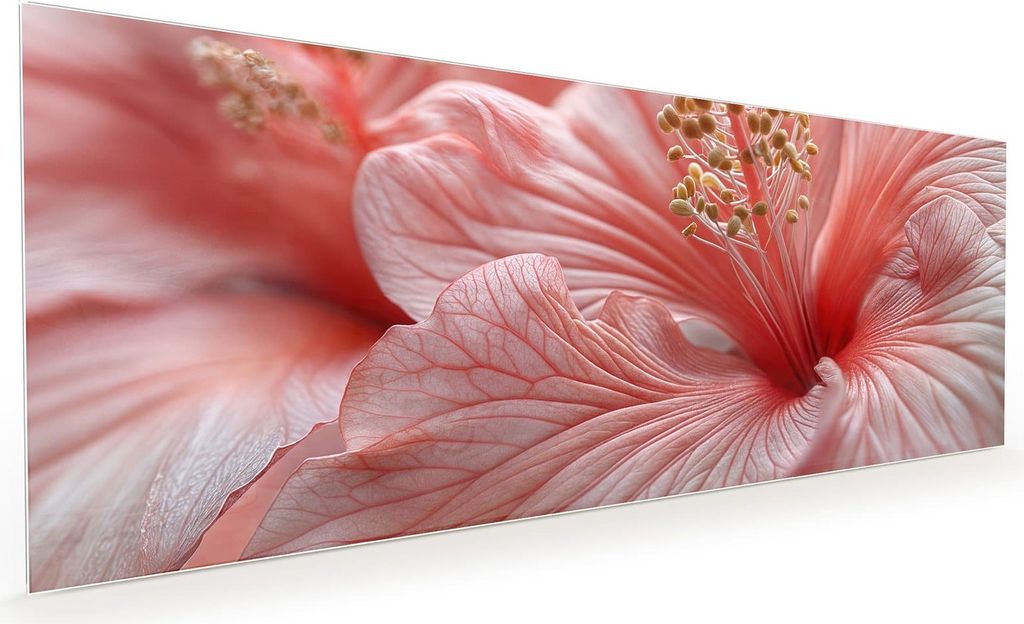Küchenrückwand Spritzschutz Glas mit Motiv Blumenzauber 40 x 40 cm