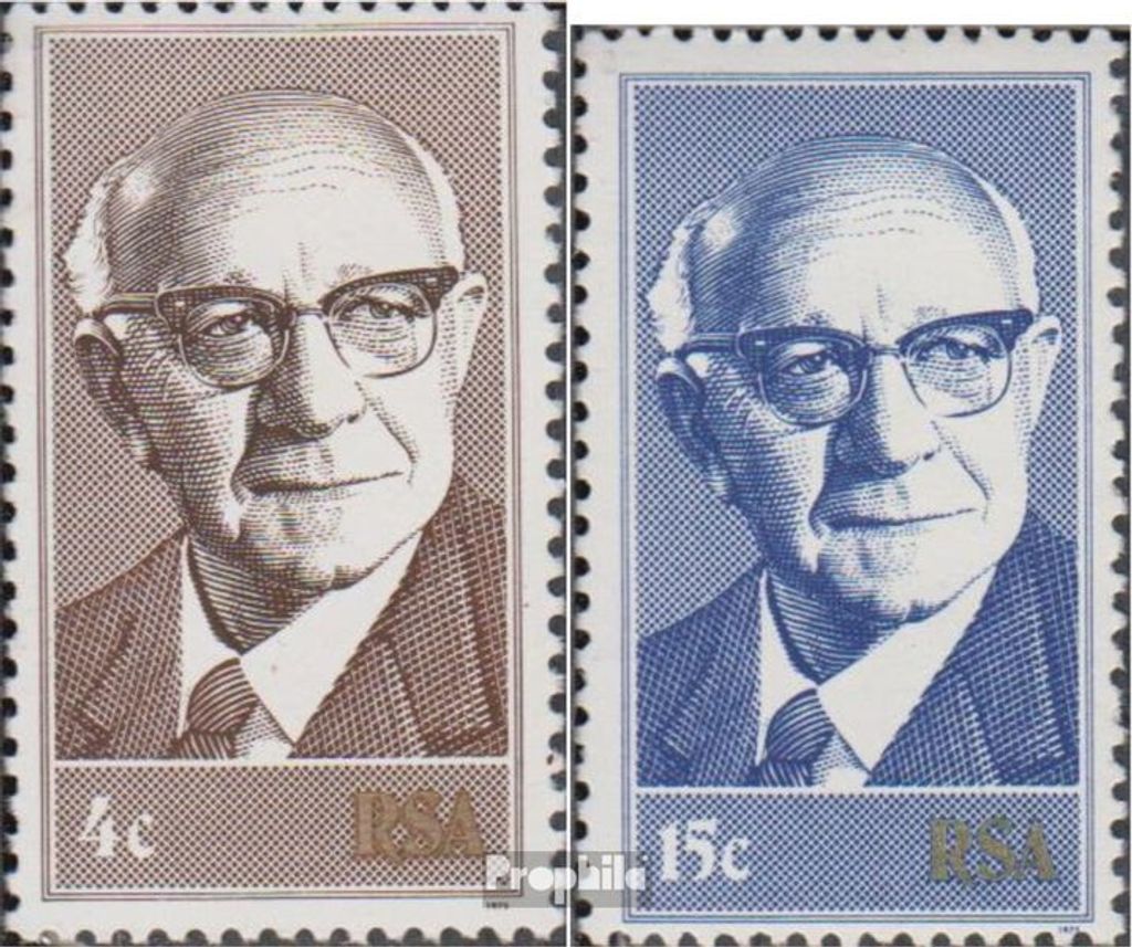 Briefmarken Südafrika 1975 Mi 469-470 (kompl.Ausg.) Produktbild 