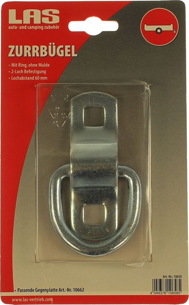 LAS Zurrbügel verzinkt mit Ring