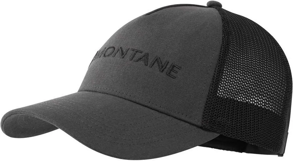 Casquette Ajustable Montane Basecamp Mono - Design Épuré Gris Nuit
