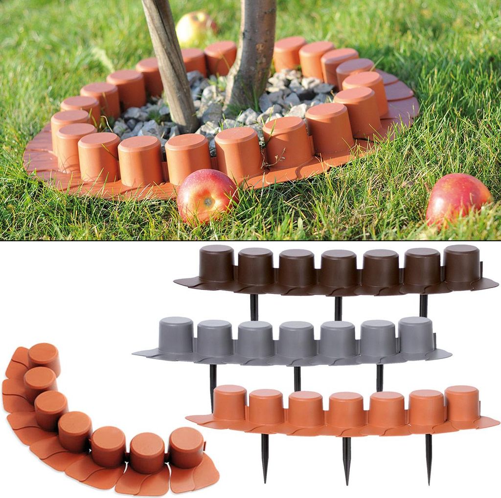 Bordure de jardin en plastique 4,05 m Délimitation pelouse Image du produit 