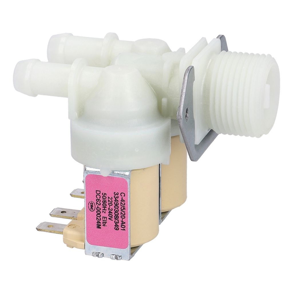 easyPART passend für DC62-00024M SAMSUNG Magnetventil 2fach 180° 12mmØ für Waschmaschine