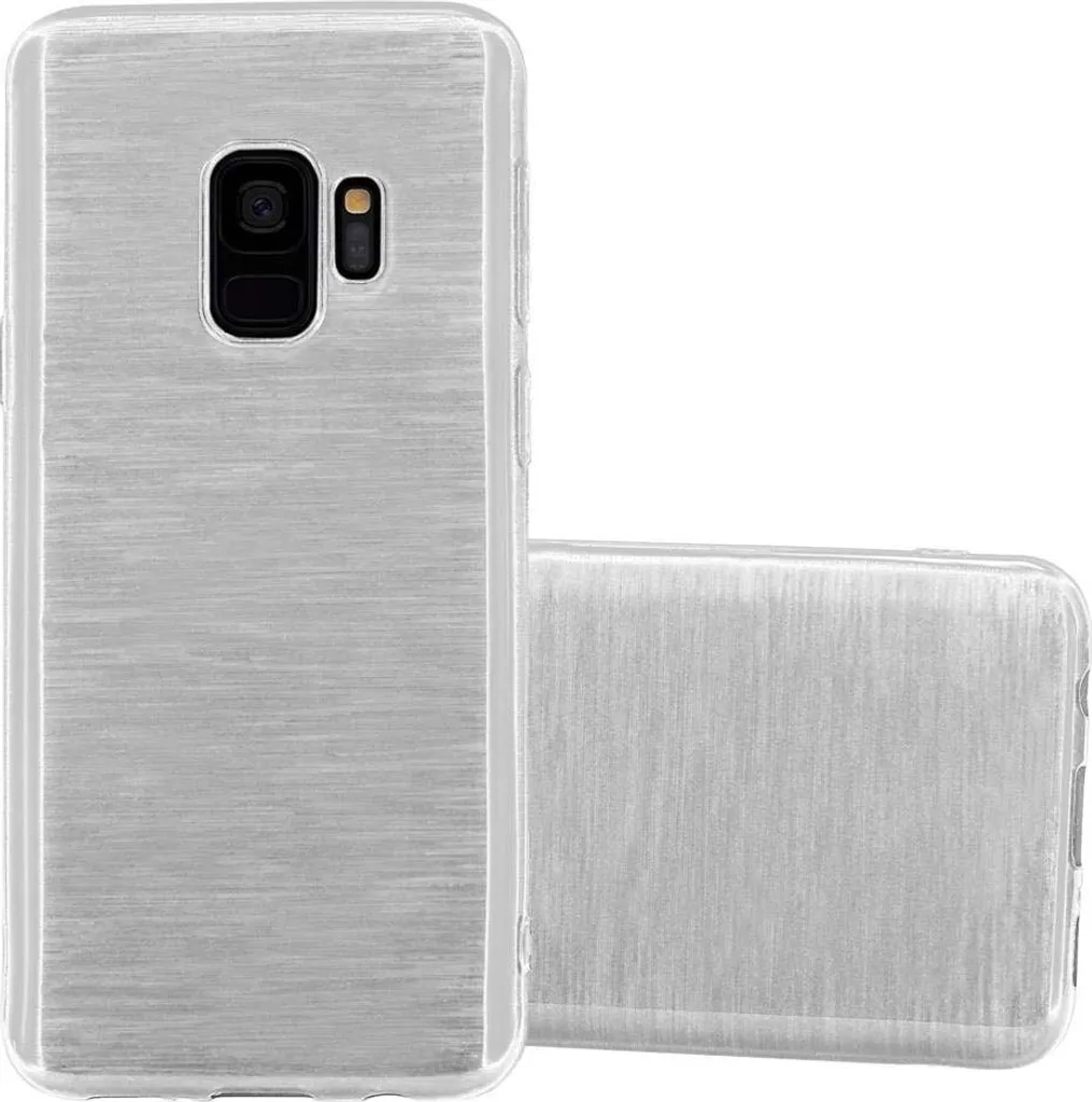 Custodia Protettiva Samsung Galaxy S9 Cadorabo - TPU Argento Heavy Duty