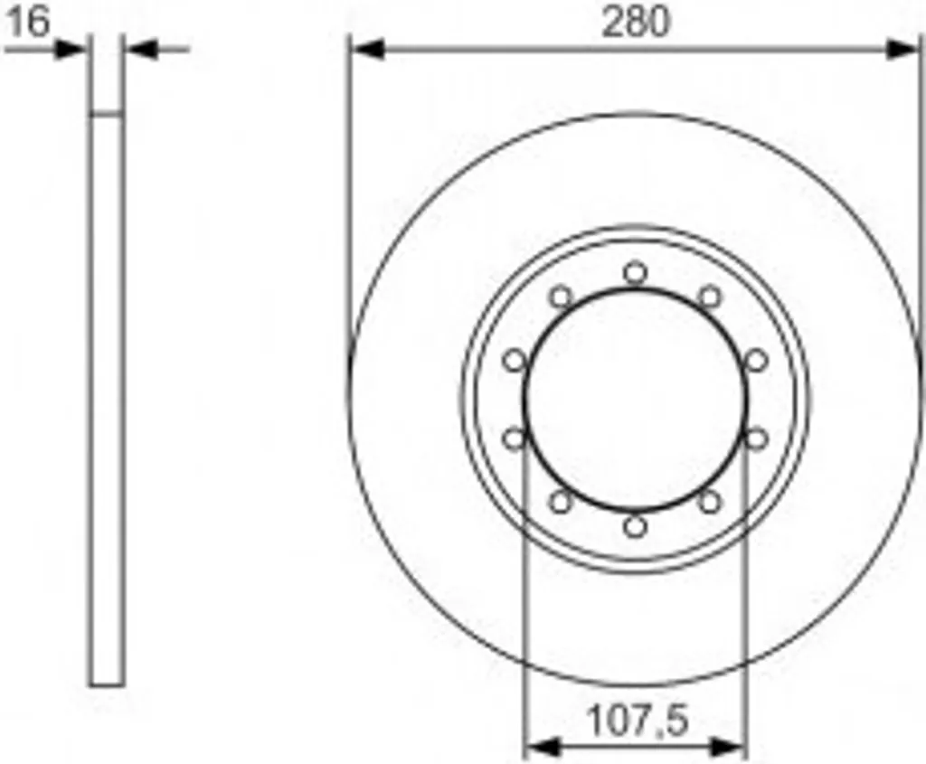 Disque de frein Bosch 0 986 479 R92 : Fini les vibrations sur Transit