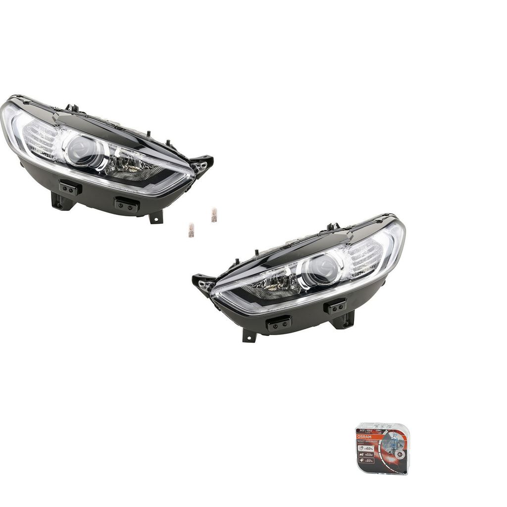 Johns, Scheinwerfer + Osram Night Breaker Laser passend für Ford Mondeo V H15 Set Li Re 2284965 DS7313W030AG 2284998 DS7313W029AG