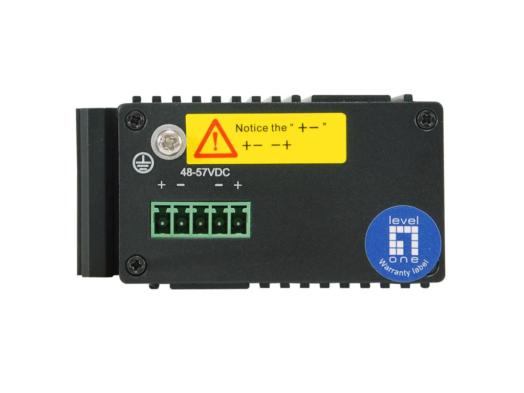 LevelOne Switch PoE+ Industriel 4xGE 1xSFP 240W Métal Non-Géré - 4