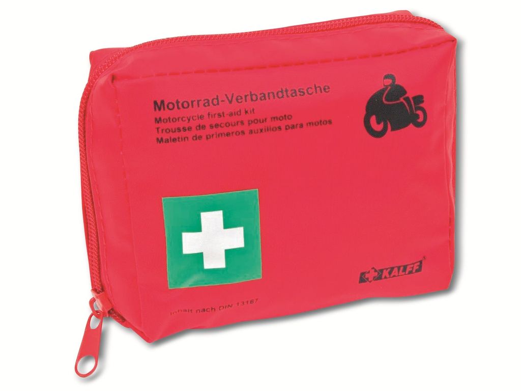 KALFF Motorrad-Verbandtasche Inhalt DIN 13167