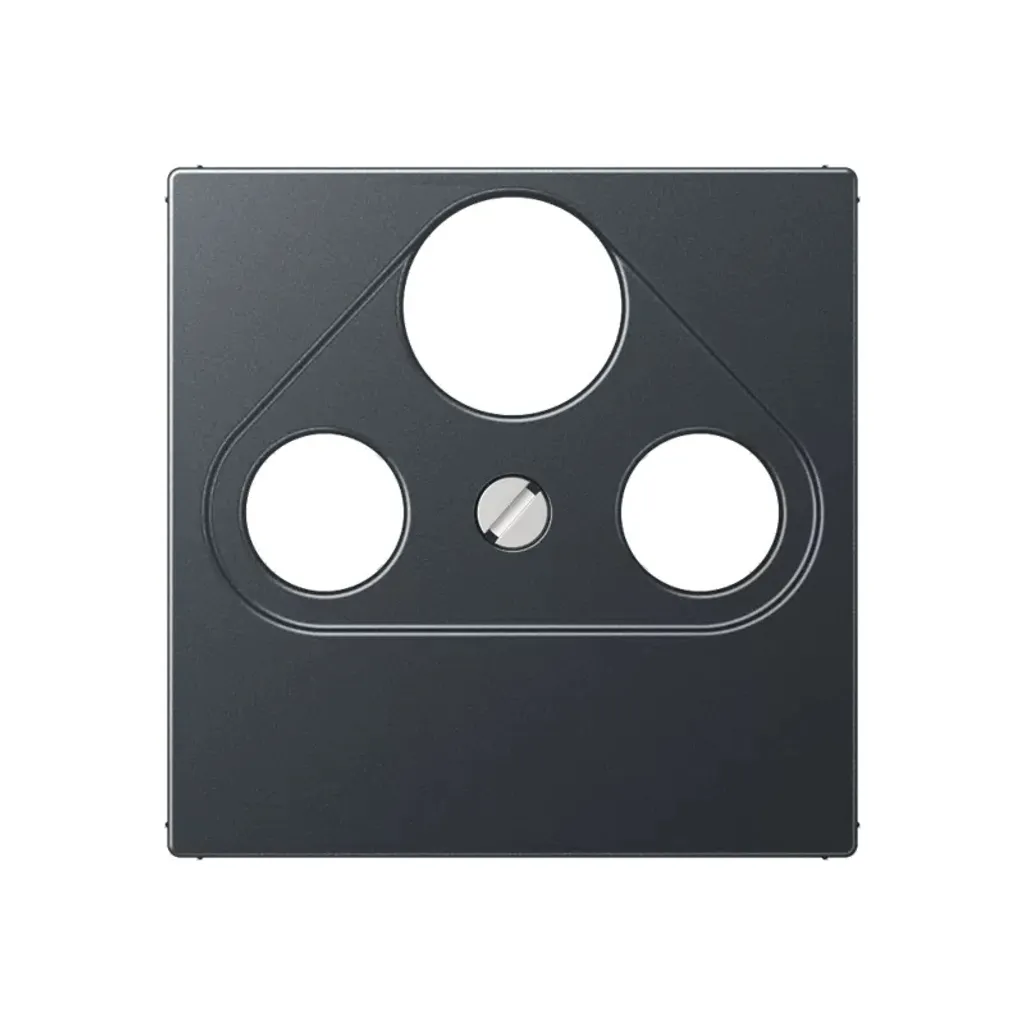 Plaque Centrale pour Prise Satellite JUNG A500 Anthracite Mat Résistante