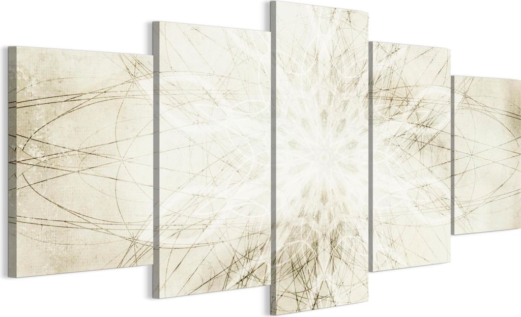 LUMASOUL Leinwand Bilder, Leinwandbild Natur Motiv, Wandbilder Holzrahmen und Webstuhl Wohnzimmer und Schlafzimmer, Bilder 100x50 cm Boho